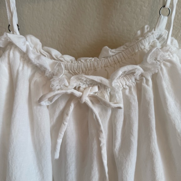 Pilcro Elegant White Ruffled Chemise - Picture 5 of 12